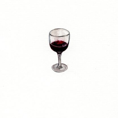 A glass of wine